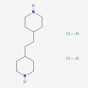 molecular formula C12H26Cl2N2 B1628038 4,4'-Ethylenedipiperidine dihydrochloride CAS No. 84473-84-7
