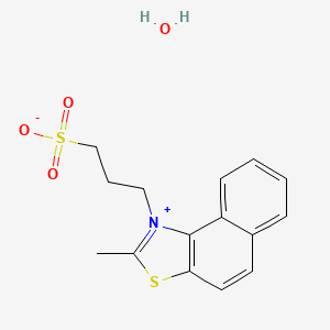 3-(2-Methylnaphtho[1,2-d]thiazol-1-ium-1-yl)propane-1-sulfonate hydrate