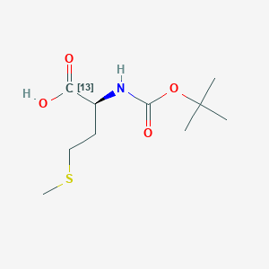 (2S)-2-[(2-Methylpropan-2-yl)oxycarbonylamino]-4-methylsulfanyl(113C)butanoic acid