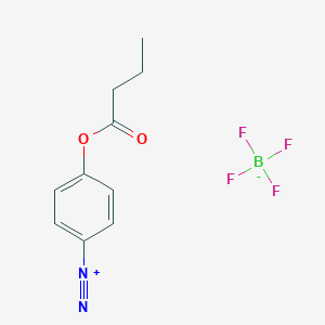 molecular formula C10H11BF4N2O2 B162806 4-Butyroxybenzenediazonium fluoroborate CAS No. 132712-10-8