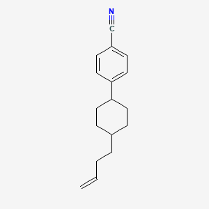 molecular formula C17H21N B1628060 trans-4-[4-(3-Butenyl)cyclohexyl]benzonitrile CAS No. 95906-34-6