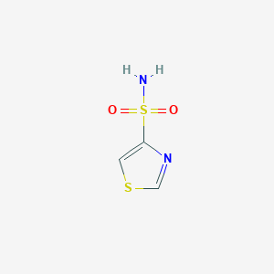 molecular formula C3H4N2O2S2 B1628071 4-Thiazolesulfonamide CAS No. 89501-97-3