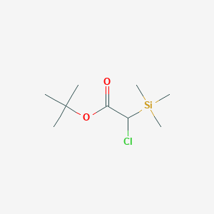 molecular formula C9H19ClO2Si B1628075 tert-Butyl chloro(trimethylsilyl)acetate CAS No. 66406-43-7