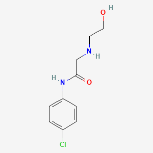 molecular formula C10H13ClN2O2 B1628080 2-(2-Hydroxyethylamino)-N-(4-chlorophenyl)acetamide CAS No. 215649-69-7