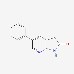 molecular formula C13H10N2O B1628084 5-phenyl-1H-pyrrolo[2,3-b]pyridin-2(3H)-one CAS No. 223646-08-0