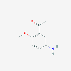 molecular formula C9H11NO2 B1628087 1-(5-Amino-2-methoxyphenyl)ethanone CAS No. 85276-70-6