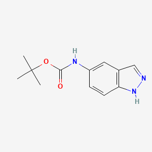 molecular formula C12H15N3O2 B1628088 tert-Butyl 1H-indazol-5-ylcarbamate CAS No. 917474-59-0