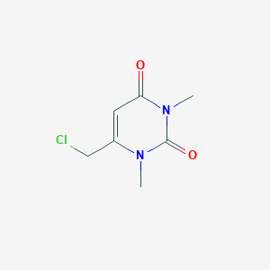 molecular formula C7H9ClN2O2 B1628092 6-(chloromethyl)-1,3-dimethylpyrimidine-2,4(1H,3H)-dione CAS No. 162284-62-0