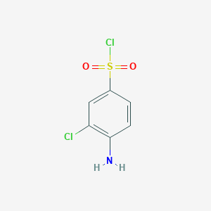 molecular formula C6H5Cl2NO2S B1628093 4-Amino-3-chlorobenzene-1-sulfonyl chloride CAS No. 78957-18-3