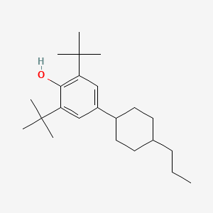 Phenol, 2,6-bis(1,1-dimethylethyl)-4-(4-propylcyclohexyl)-