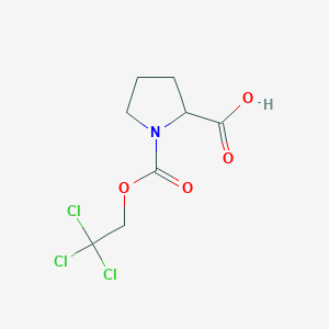 1-[(2,2,2-Trichloroethoxy)carbonyl]pyrrolidine-2-carboxylic acid