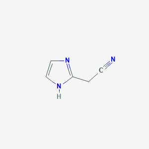 molecular formula C5H5N3 B1628104 2-(1H-Imidazol-2-yl)acetonitrile CAS No. 23184-45-4