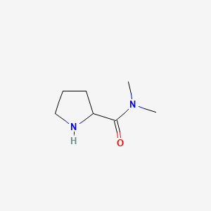 molecular formula C7H14N2O B1628106 N,N-dimethylpyrrolidine-2-carboxamide CAS No. 433980-61-1