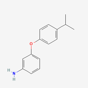 molecular formula C15H17NO B1628107 3-(4-Isopropyl-phenoxy)-phenylamine CAS No. 887579-72-8