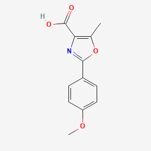 molecular formula C12H11NO4 B1628122 2-(4-Methoxyphenyl)-5-methyl-1,3-oxazole-4-carboxylic acid CAS No. 2940-24-1