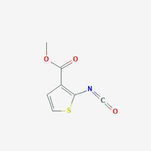 molecular formula C7H5NO3S B1628125 Methyl 2-isocyanatothiophene-3-carboxylate CAS No. 50502-27-7