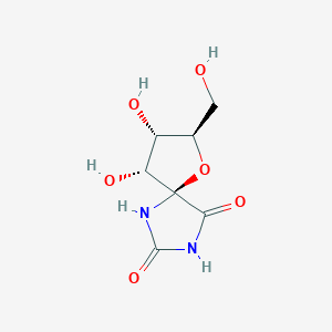 molecular formula C7H10N2O6 B162813 乙内酰脲霉素 CAS No. 130607-26-0