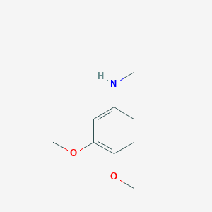 molecular formula C13H21NO2 B1628135 (2,2-Dimethylpropyl)-(3,4-dimethoxy-phenyl)-amine CAS No. 887588-12-7