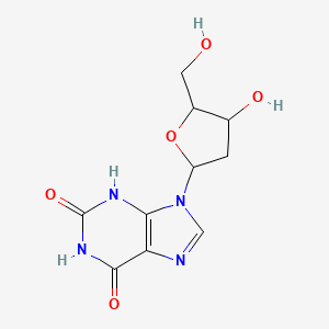 9-[4-hydroxy-5-(hydroxymethyl)oxolan-2-yl]-3H-purine-2,6-dione
