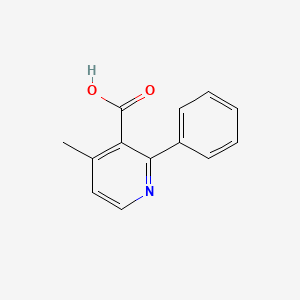 molecular formula C13H11NO2 B1628150 4-Methyl-2-phenylpyridine-3-carboxylic acid CAS No. 58787-23-8