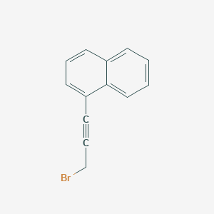 molecular formula C13H9B B1628162 1-(3-Bromo-1-propynyl)naphthalene CAS No. 352035-98-4