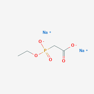 molecular formula C4H7Na2O5P B1628167 Sodium 2-(ethoxyoxidophosphoryl)acetate CAS No. 73822-91-0
