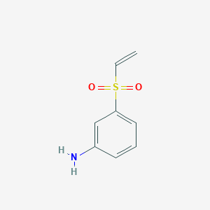 molecular formula C8H9NO2S B1628169 3-(乙烯基磺酰基)苯胺 CAS No. 40082-29-9