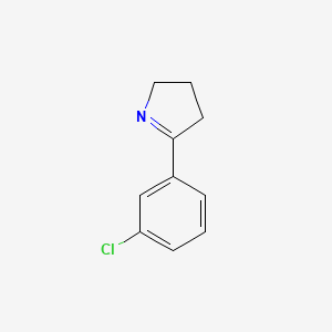 molecular formula C10H10ClN B1628171 5-(3-氯苯基)-3,4-二氢-2H-吡咯 CAS No. 374588-99-5