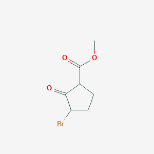 molecular formula C7H9BrO3 B1628175 Methyl 3-bromo-2-oxocyclopentanecarboxylate CAS No. 36596-61-9
