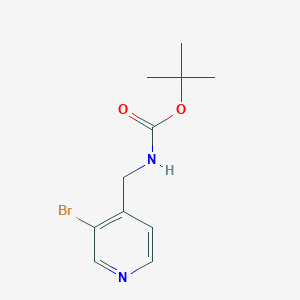 molecular formula C11H15BrN2O2 B1628180 tert-Butyl ((3-bromopyridin-4-yl)methyl)carbamate CAS No. 1060813-11-7