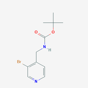 molecular formula C11H15BrN2O2 B1628180 Carbamato de ((3-bromopiridin-4-il)metil)terc-butilo CAS No. 1060813-11-7