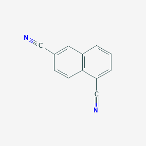 molecular formula C12H6N2 B1628183 1,6-Dicyanonaphthalene CAS No. 46289-40-1
