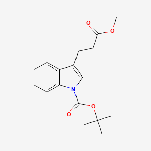 tert-butyl 3-(3-methoxy-3-oxopropyl)-1H-indole-1-carboxylate