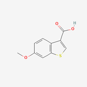 molecular formula C10H8O3S B1628197 6-Methoxybenzo[B]thiophene-3-carboxylic acid CAS No. 43121-88-6