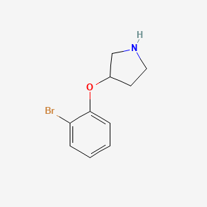 molecular formula C10H12BrNO B1628199 3-(2-Bromophenoxy)pyrrolidine CAS No. 21767-18-0