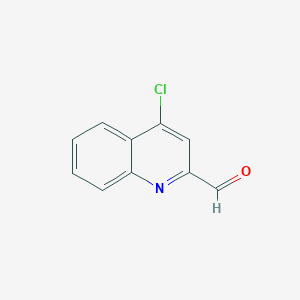 molecular formula C10H6ClNO B1628204 4-Chloroquinoline-2-carbaldehyde CAS No. 28615-67-0