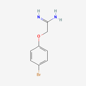 molecular formula C8H9BrN2O B1628206 2-(4-Bromophenoxy)ethanimidamide CAS No. 777801-29-3