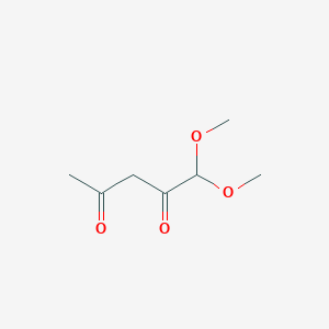 molecular formula C7H12O4 B1628221 1,1-Dimethoxypentane-2,4-dione CAS No. 55578-64-8