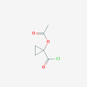 molecular formula C6H7ClO3 B1628229 1-Acetoxycyclopropanecarboxylic acid chloride CAS No. 253434-23-0