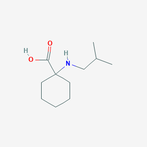 molecular formula C11H21NO2 B1628236 1-[(2-Methylpropyl)amino]cyclohexane-1-carboxylic acid CAS No. 939760-85-7