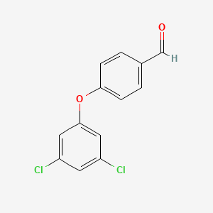 molecular formula C13H8Cl2O2 B1628239 4-(3,5-Dichlorophenoxy)benzaldehyde CAS No. 397872-10-5