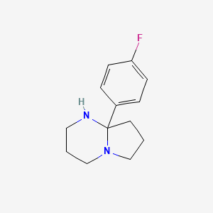 molecular formula C13H17FN2 B1628258 8A-(4-fluorophenyl)octahydropyrrolo[1,2-a]pyrimidine CAS No. 904817-57-8