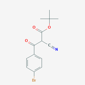 molecular formula C14H14BrNO3 B1628274 Tert-butyl 3-(4-bromophenyl)-2-cyano-3-oxopropanoate CAS No. 3239-81-4
