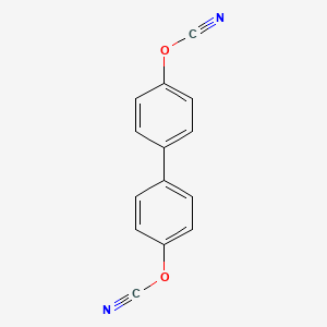 molecular formula C14H8N2O2 B1628278 4,4'-二氰基联苯 CAS No. 1219-14-3
