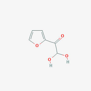 molecular formula C6H6O4 B1628279 1-(呋喃-2-基)-2,2-二羟基乙烷-1-酮 CAS No. 20328-66-9