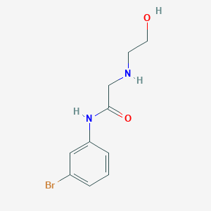 molecular formula C10H13BrN2O2 B1628282 2-(2-Hydroxyethylamino)-N-(3-bromophenyl)acetamide CAS No. 215649-75-5