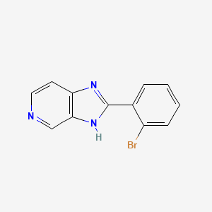 molecular formula C12H8BrN3 B1628303 2-(2-bromophenyl)-3H-imidazo[4,5-c]pyridine CAS No. 850348-90-2