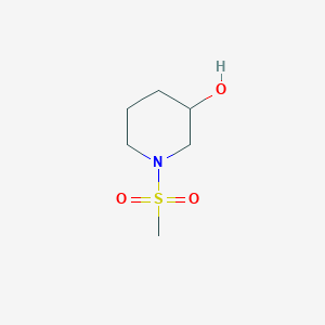 molecular formula C6H13NO3S B1628316 1-(甲磺酰基)-3-哌啶醇 CAS No. 444606-08-0