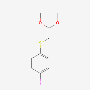molecular formula C10H13IO2S B1628320 1-[(2,2-Dimethoxyethyl)sulfanyl]-4-iodobenzene CAS No. 864684-78-6