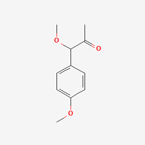molecular formula C11H14O3 B1628344 1-Methoxy-1-(4-methoxy-phenyl)-propan-2-one CAS No. 21165-40-2
